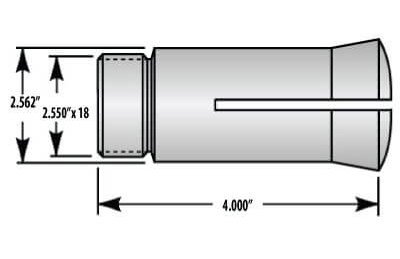 22J Collet 1-3/8" Square